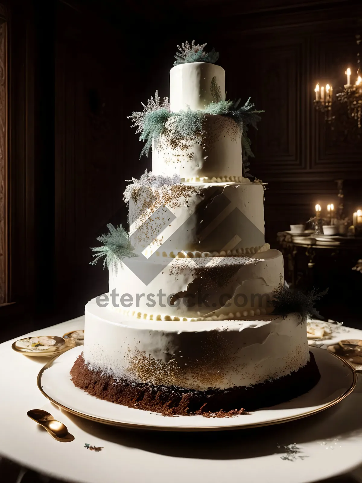 Picture of Cake Decor with Fountain Fixture