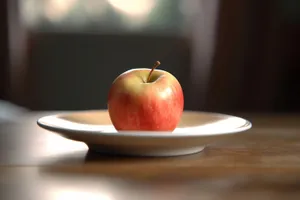 Fresh and Juicy Apple for Healthy Snack Option