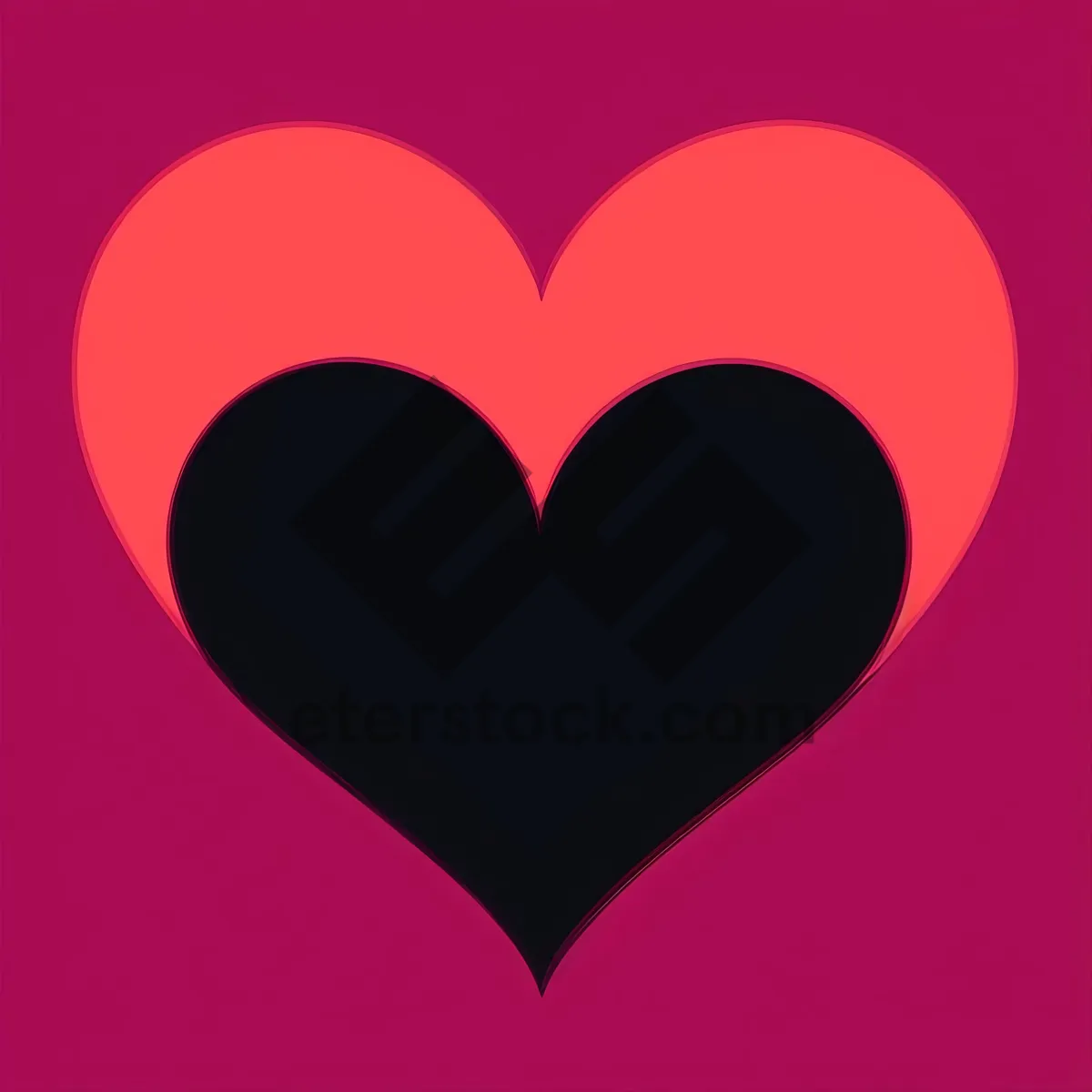 Picture of Love Symbol: Romantic Heart Passion Valentines Graphic