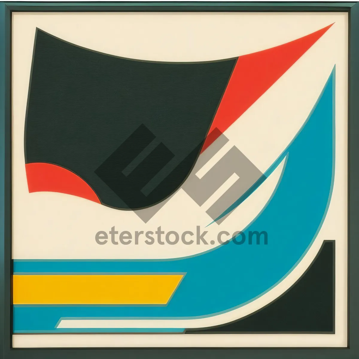 Picture of Patriotic Flag Emblem: National Symbol of Patriotism