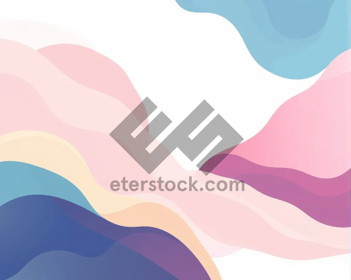 Picture of Graphic design wave pattern wallpaper background
