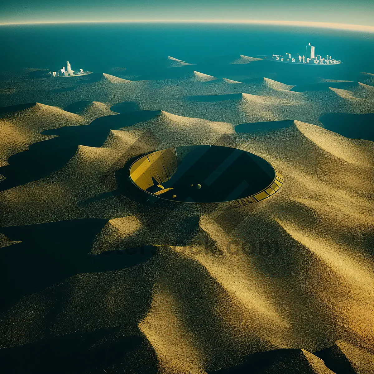 Picture of Electric Ray Gliding Through Tropical Marine Waters