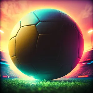 International Soccer Ball Cup Match Competition Flag