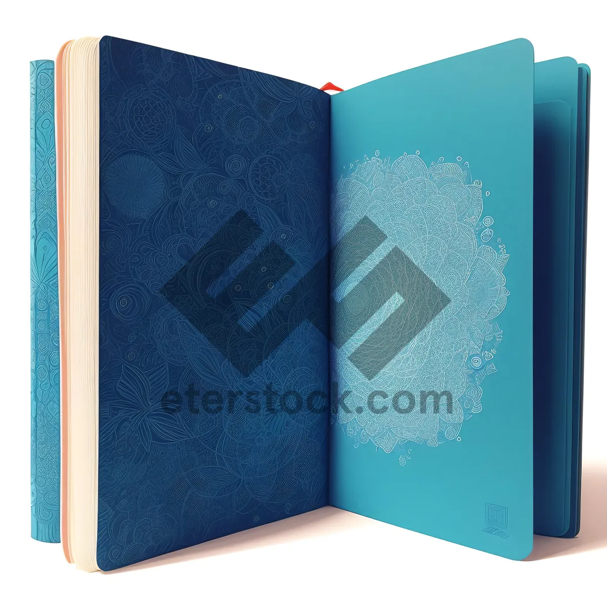 Picture of Blank Notebook Binder Cover with Protective Paper Sleeve