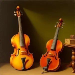 Melodic Strings: Guitar, Violin, Viola, Bass, Cello