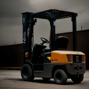 Heavy Duty Forklift Loader at Construction Site