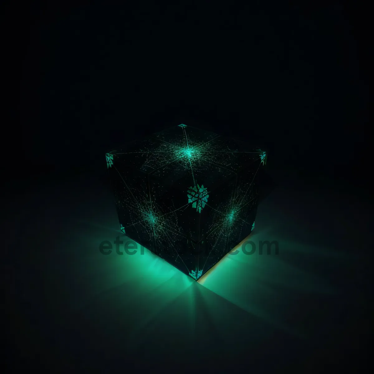 Picture of Black Star Globe Design