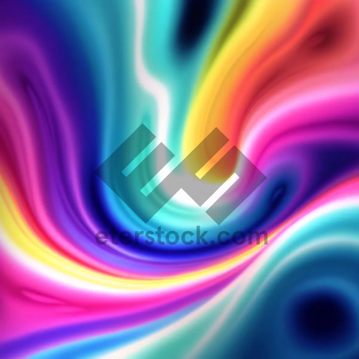 Picture of Energetic Fractal Burst in Colorful Chaos