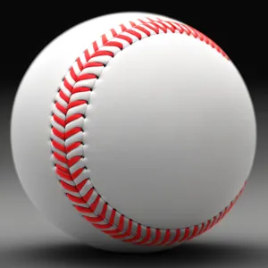 Baseball Equipment: Game-Ready Leather Ball for Sport