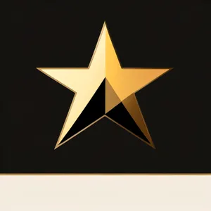 Sparkling Star Symbolic Graphic Design