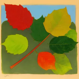 Vibrant Garden Nasturtium Leaf Pattern