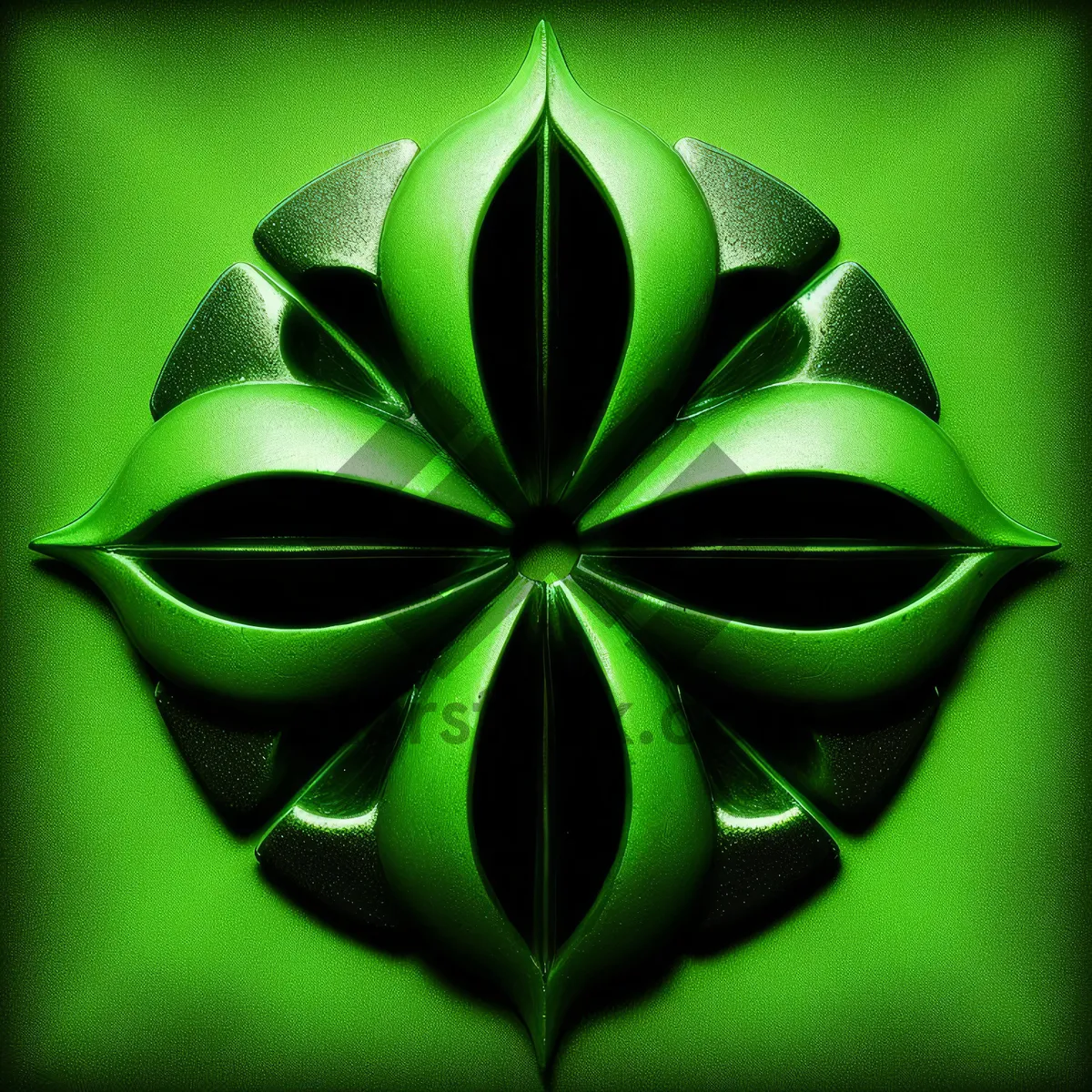 Picture of Colorful Fractal Lotus: Modern Artistic Wallpaper with Symmetry