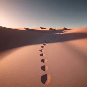 Golden Dunes of a Serene Desertscape