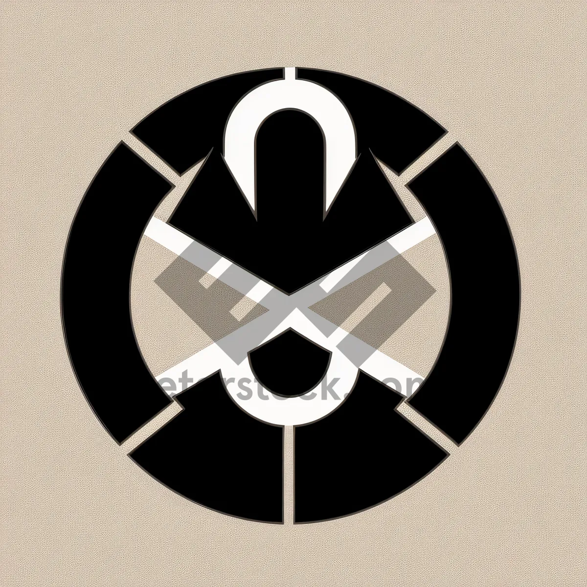 Picture of Black Poison Symbol - Iconic Danger Sign