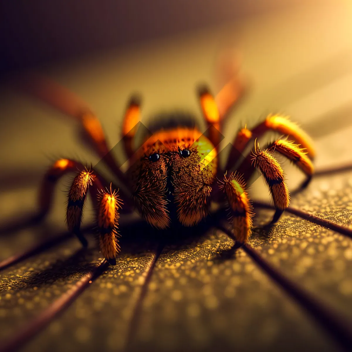 Picture of Hairy Arachnid Close-up: Tarantula - Wildlife Bug