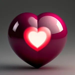 Glossy Orange Button Set with Reflection