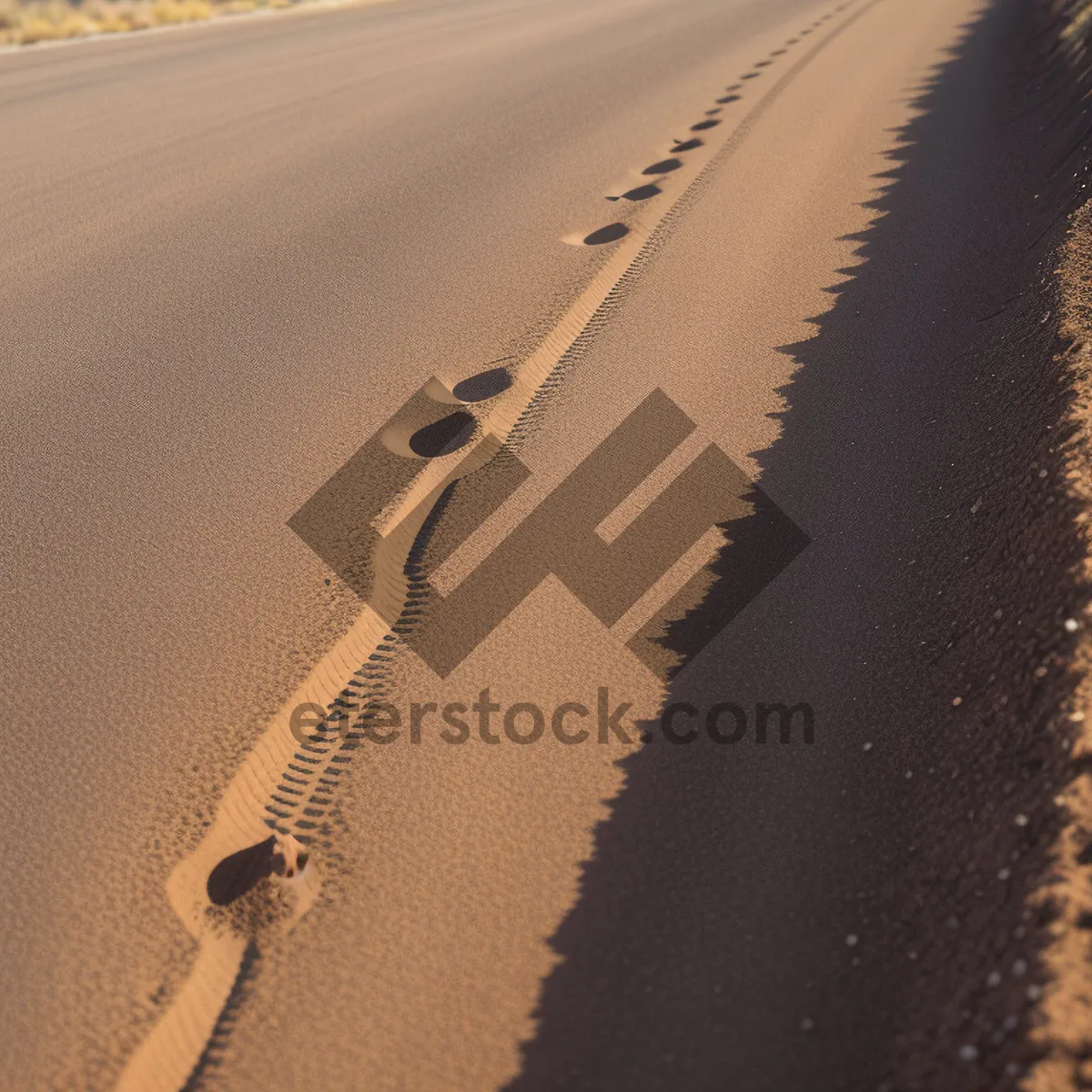 Picture of Sandy Beach Dunes Under Bright Summer Sky