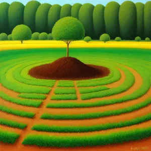 Circular Maze, Labyrinth within Circles