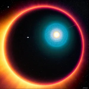 Starry Cosmos: A Galactic Nebula of Cosmic Glow