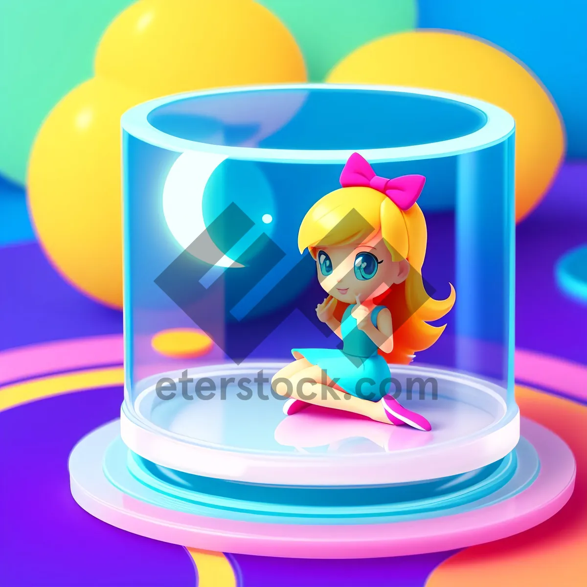 Picture of Cheerful Jelly Sorcerer Cartoon Toy