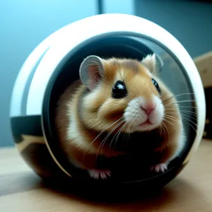 Furry Feline Whiskers - Adorable Hamster Cat