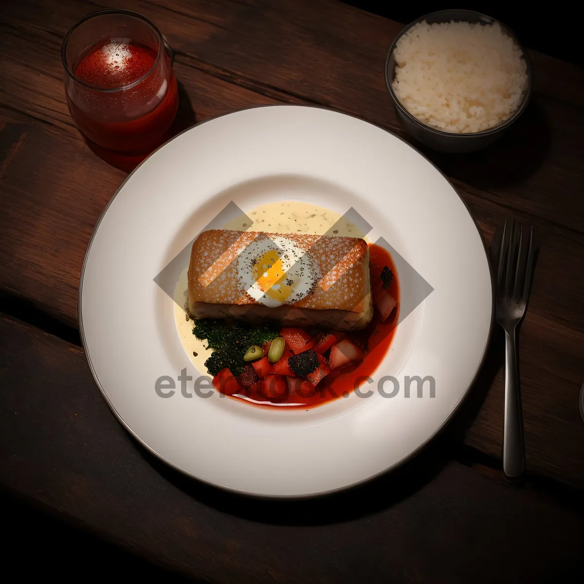 Picture of Delicious and Healthy Vegetable Bowl Dish