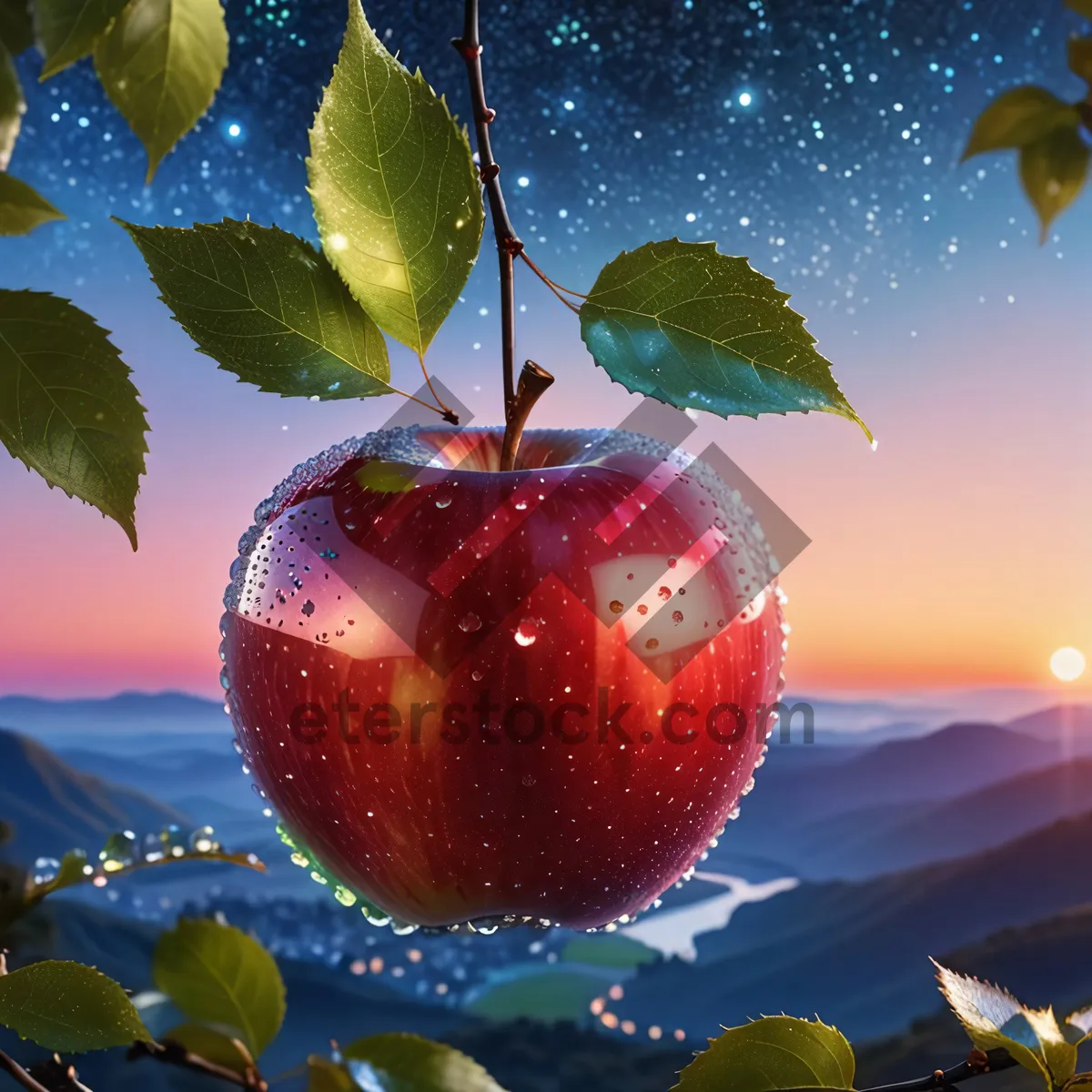 Picture of Fresh and Delicious Red Apples - Healthy Organic Fruit