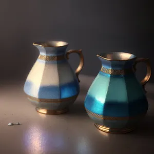 Refreshing Water Jug on Table