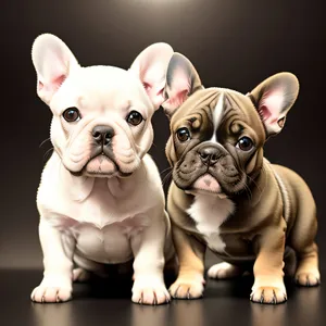 Bulldog Puppy with Wrinkles - Adorable Canine Companion