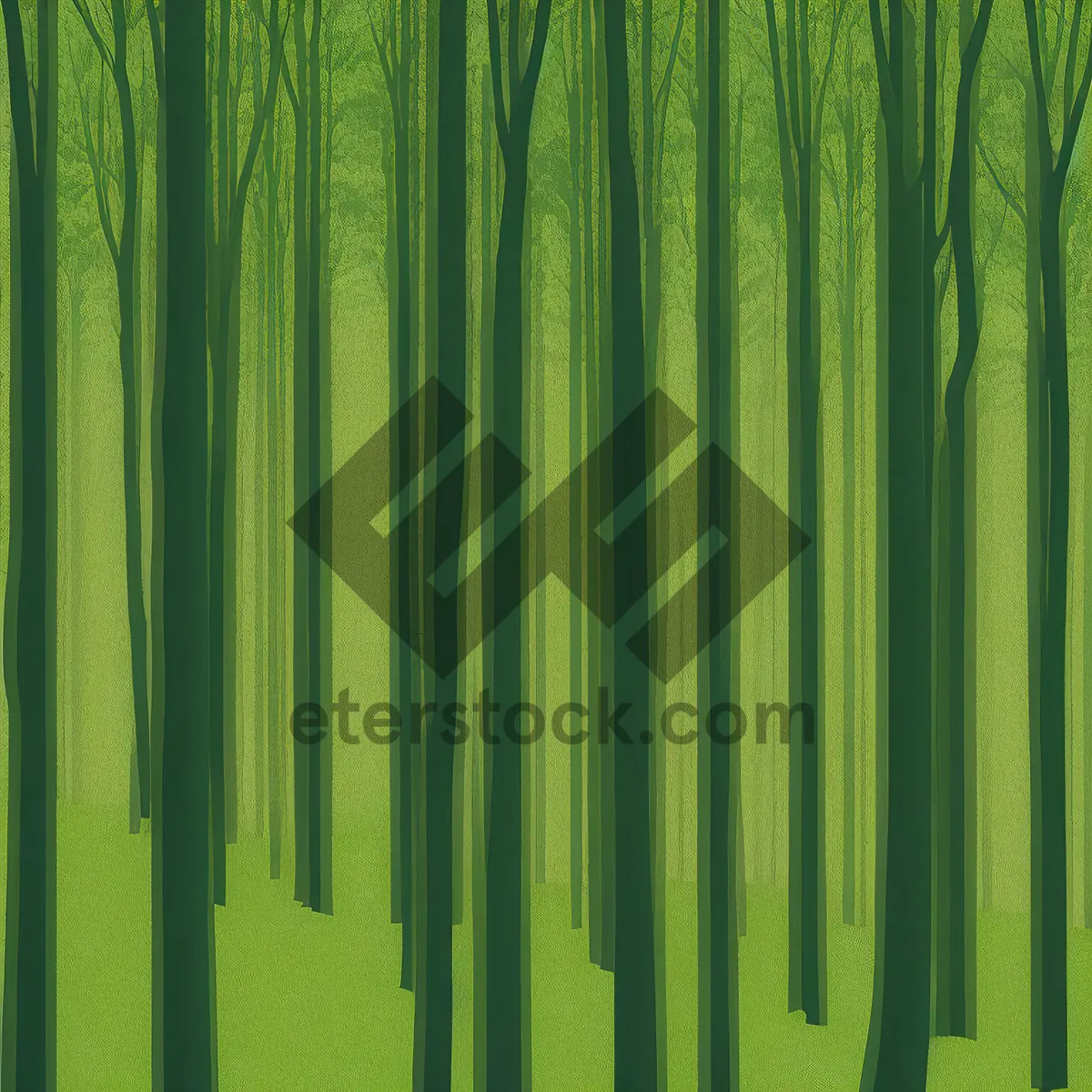 Picture of Bamboo Lines: Colorful Patterned Graphic Design