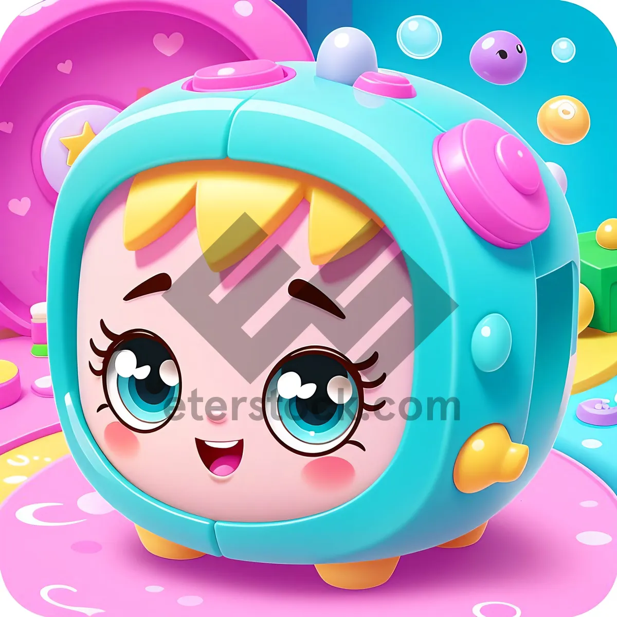 Picture of Cute Jelly Bunny Cartoon Art Design