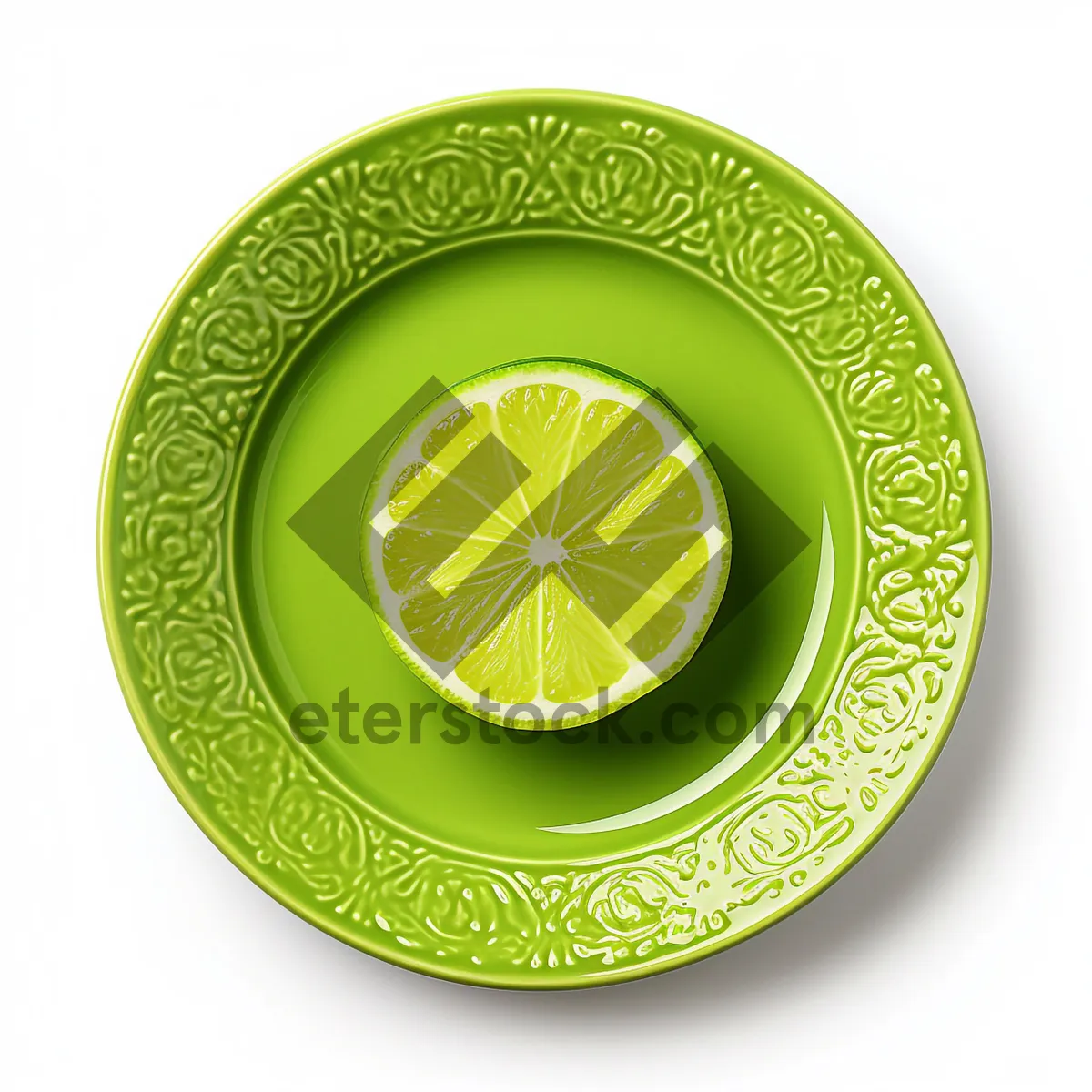 Picture of Fresh Citrus Slices in Circular Pattern