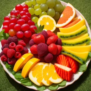 Refreshing Summer Fruit Bowl: Kiwi, Berries, and Bananas