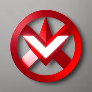 Patriotic Round Flag Button Icon