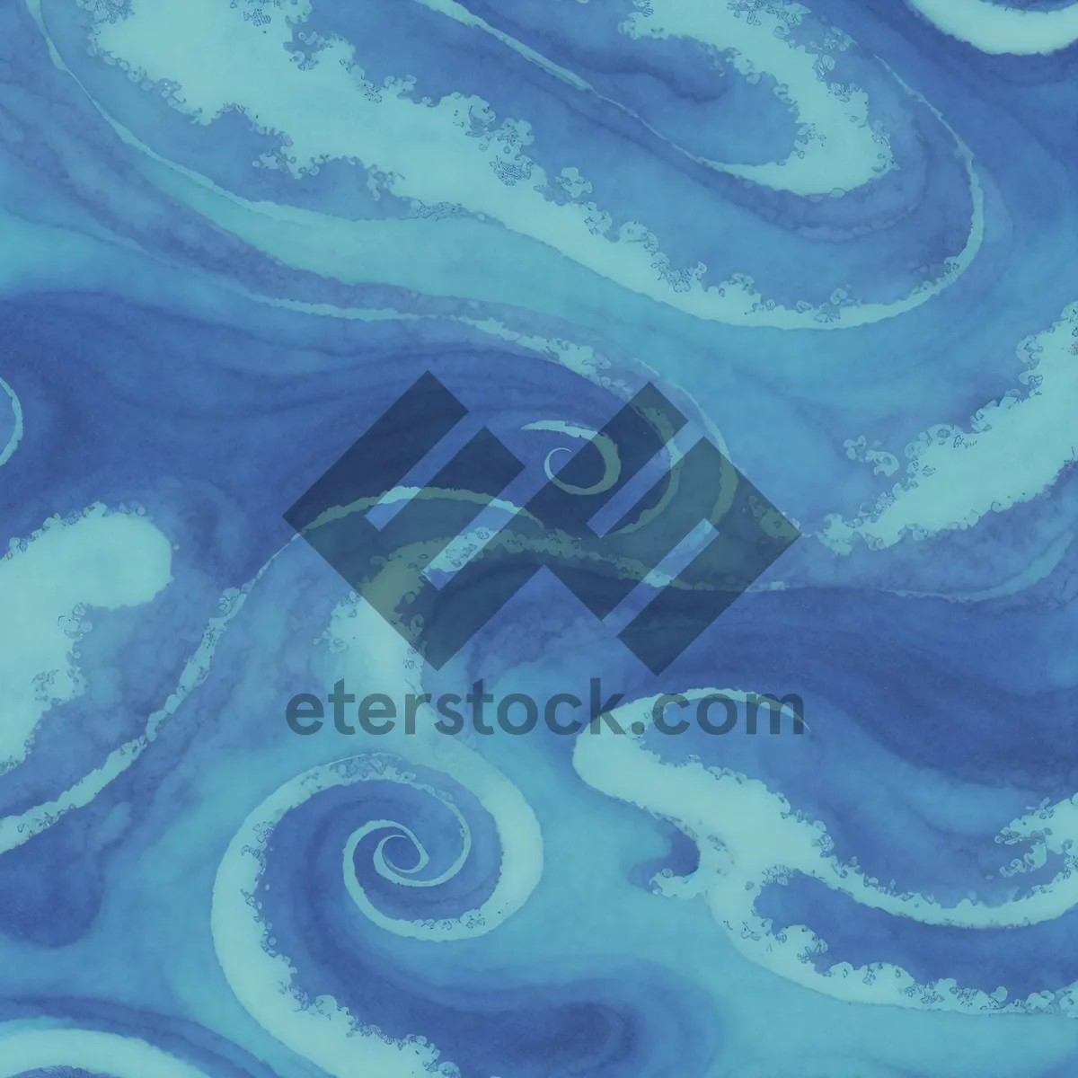 Picture of Futuristic Mollusk Fractal Wave: Shimmering Artistic Design