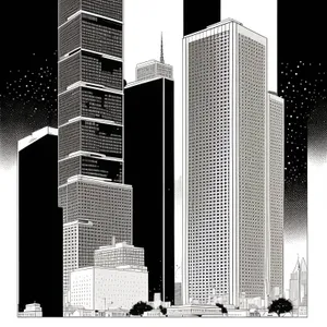 Urban Majesty: A Modern High-rise Skyline