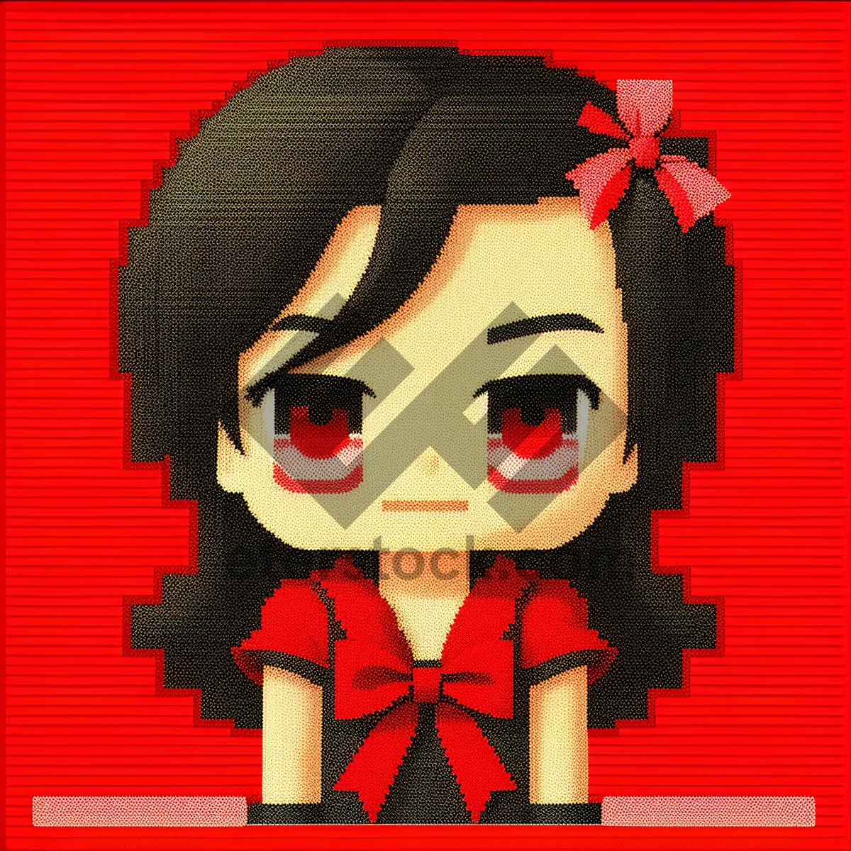 Picture of Artistic Cartoon Portrait Mask Image