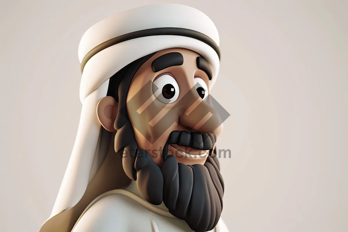 Picture of 3D Cartoon Repairman Character Automaton Man Human