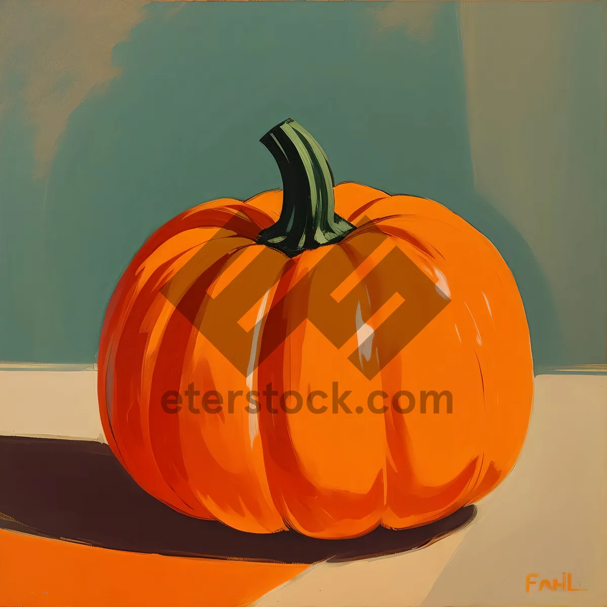 Picture of Autumn Glow: Festive Jack-o'-Lantern Pumpkin Lantern