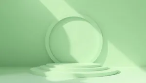 Modern digital graphic design with light motion curves.