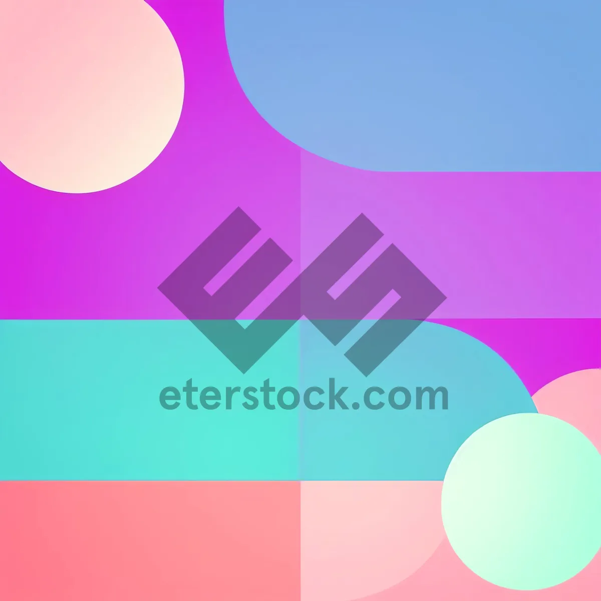 Picture of Colorful Gradient Circle Artwork