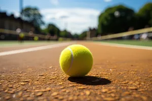 Yellow Tennis Ball Set for Competitive Match
