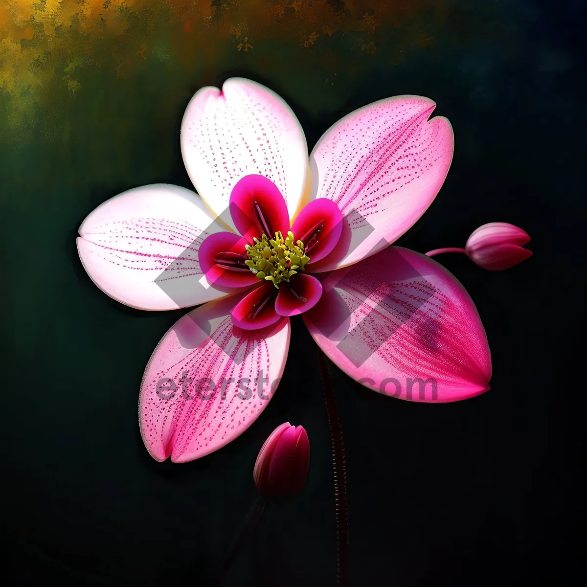 Picture of Exquisite Orchid Blossom in Pink Petals
