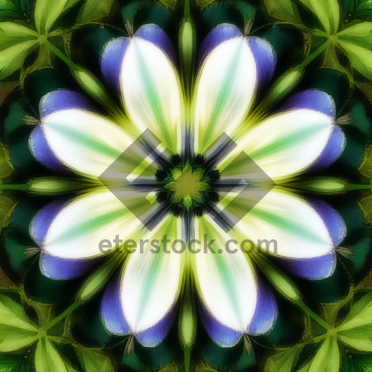 Picture of Colorful Flower Blossom Artistic Design