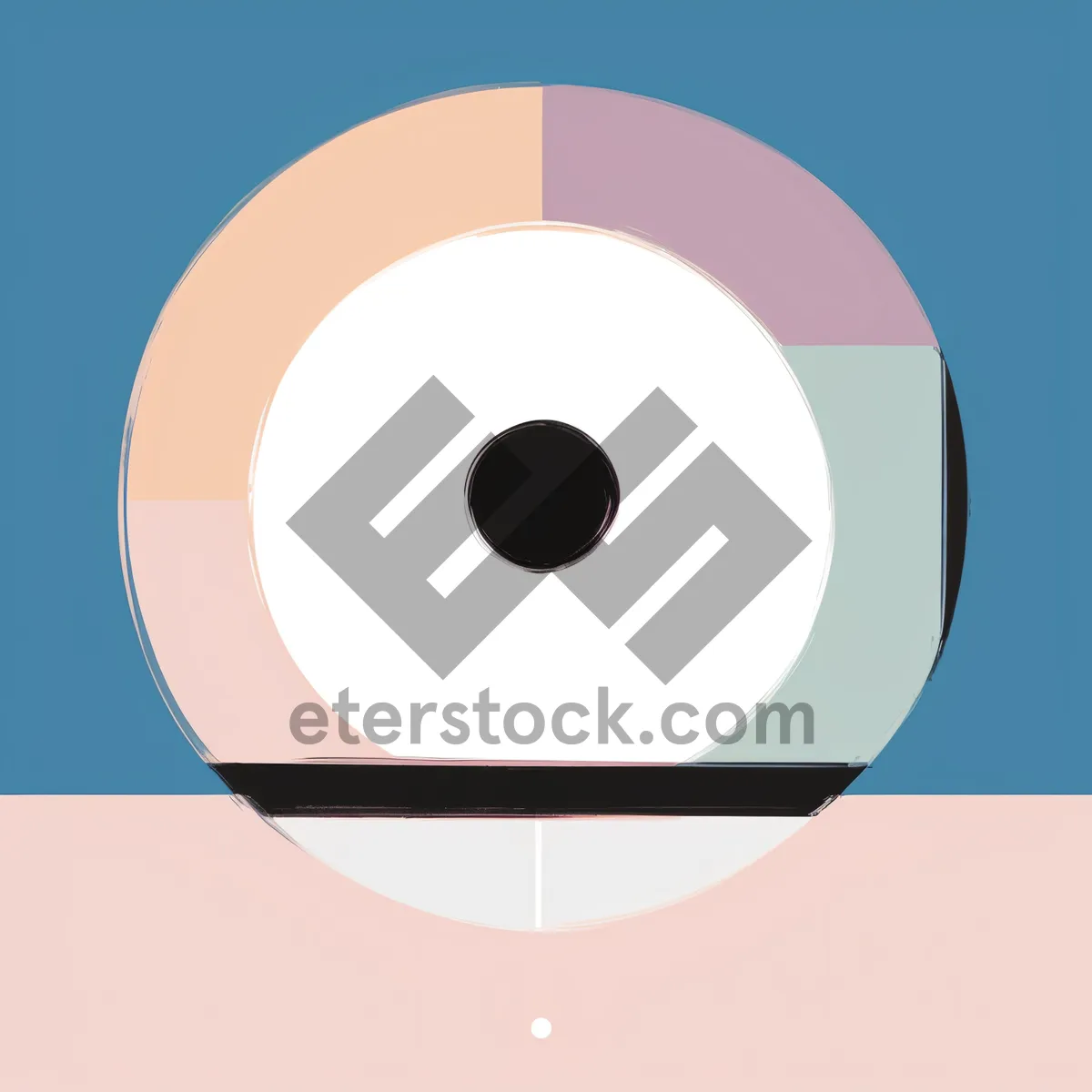 Picture of Shiny Design Symbol Button