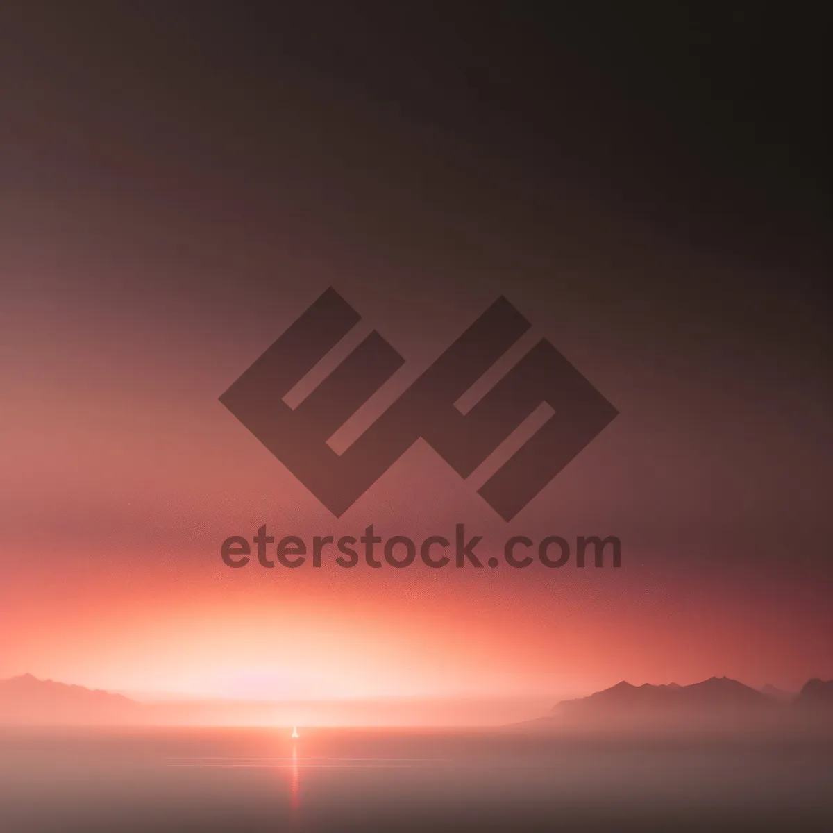 Picture of Vibrant Sunset over Summer Landscape