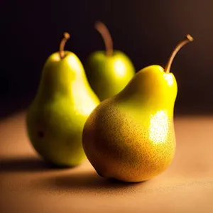 Fresh and Delicious Organic Pear Snack