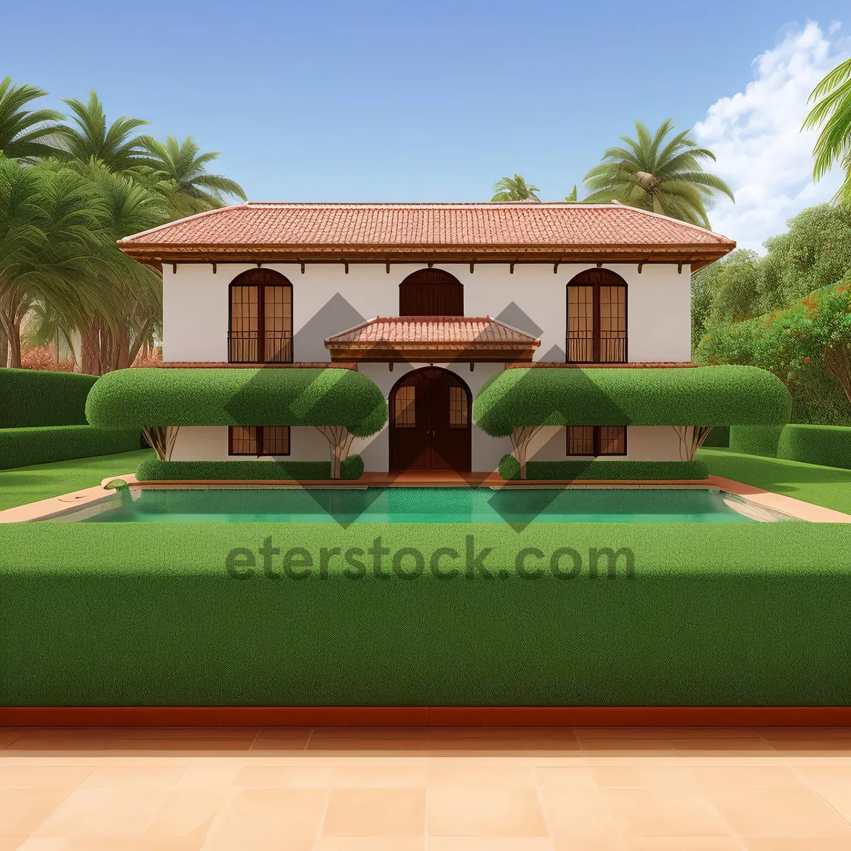 Picture of Luxury Villa Retreat by the Pool