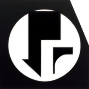 Web Button Set: Black Round Shiny Icons