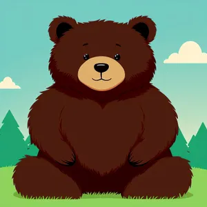 Fluffy Teddy Bear - Cute Gift for Childhood Fun